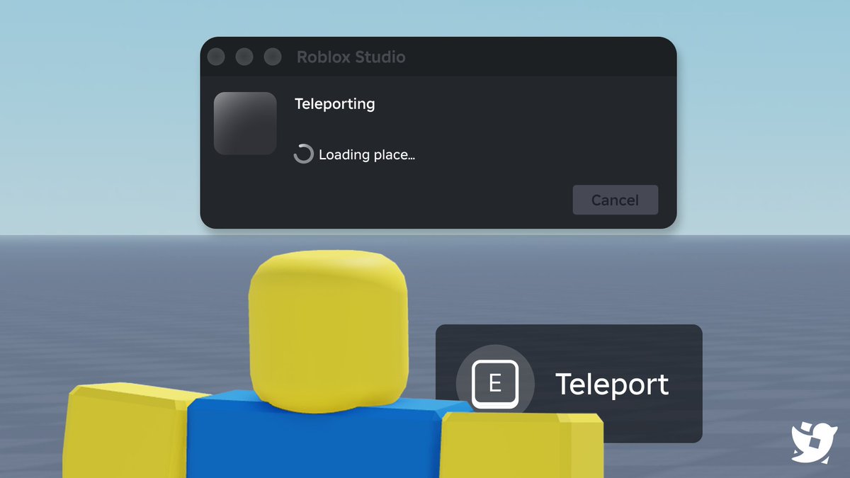 Roblox_RTC's tweet photo. Roblox will allow for teleporting to other places in Studio test sessions. https://t.co/z6Pqjl5kWo