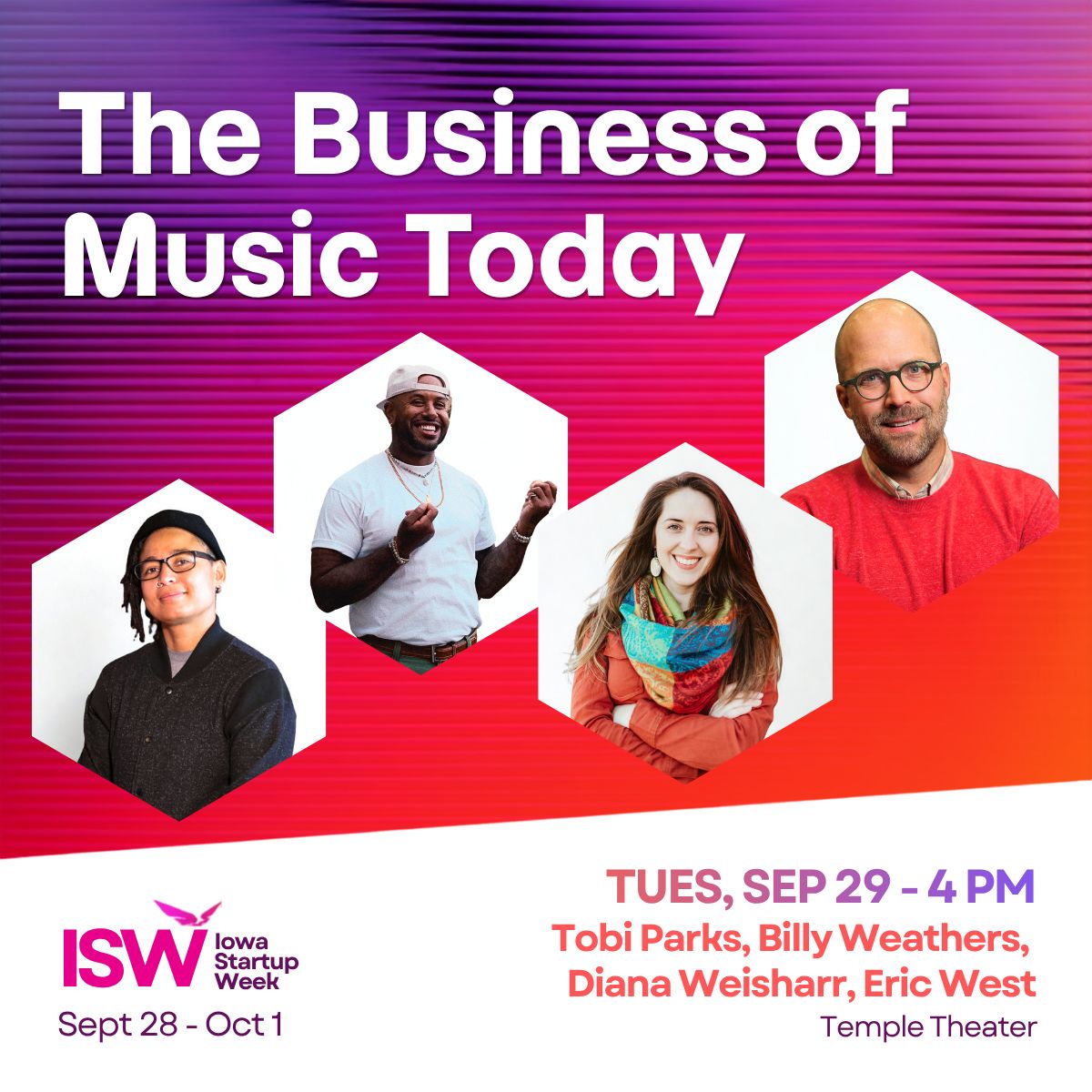 IAStartupWeek's tweet photo. More Tuesday sessions to look forward to! Check out the full agenda at https://t.co/kWOfObJWhD make sure to get your ticket at https://t.co/ZPIZiubafC! https://t.co/ysF2qRmbNG