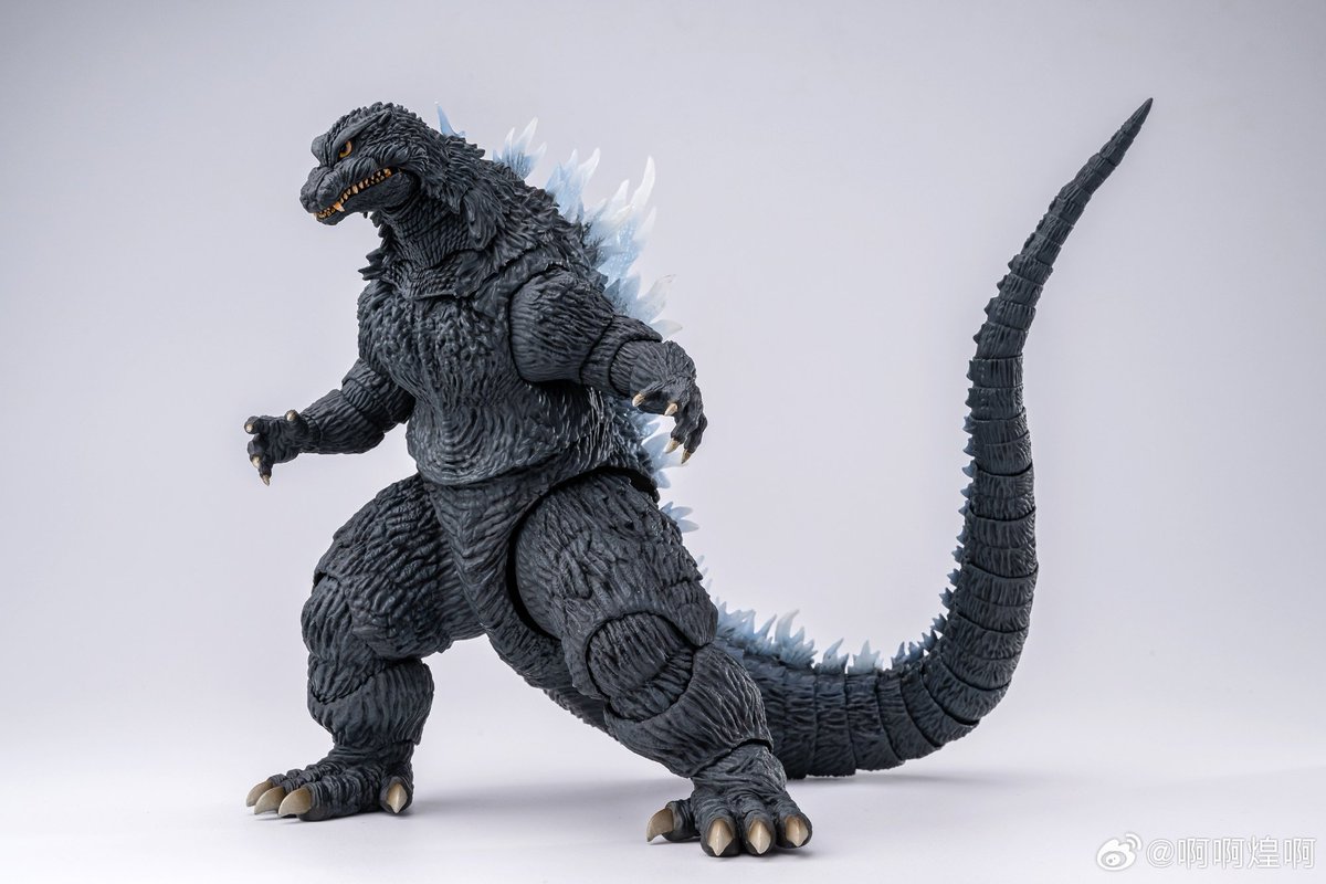 NyongGong's tweet photo. Hiya Toys Godzilla (2002) Heat Ray Ver. Photos from Weibo's 啊啊煌啊. https://t.co/es5DqLUcuZ