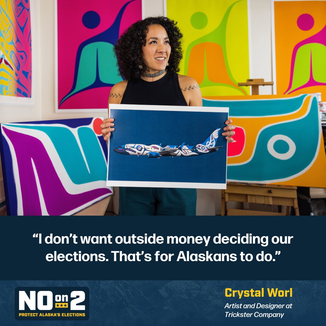 ProtectAK's tweet photo. Outside money is more dangerous when kept secret. Vote NO on 2 to keep campaign finances out in the open. https://t.co/evVWBo7U3a