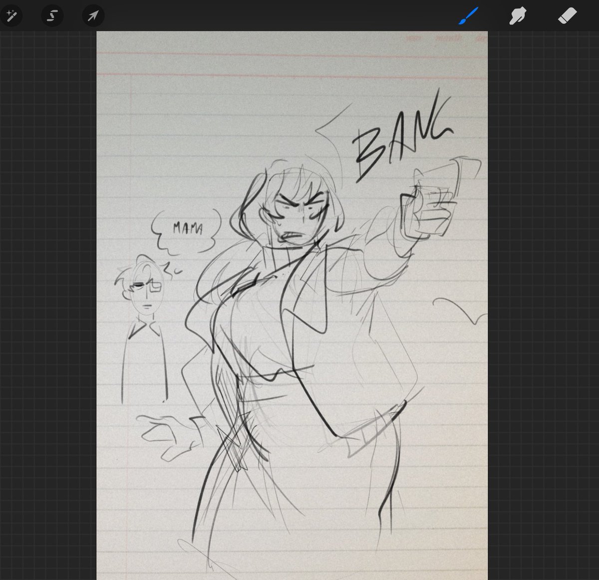 ShiftToRun's tweet photo. Karin doodles… I’ll learn how to draw u again queen (also bonus daarin stuff ok) #FearAndHunger https://t.co/EbtW5mnaEB