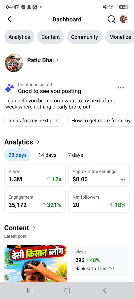 Ronitkumar1999's tweet photo. @facebook 
Dear Facebook Team,

I am an authentic content creator sharing original content on Facebook. I would like to explore professional growth and monetization opportunities. Kindly review my profile for eligibility,

Thank you for your support 

my https://t.co/SyiaoutWrE https://t.co/l5wPZTVM2E