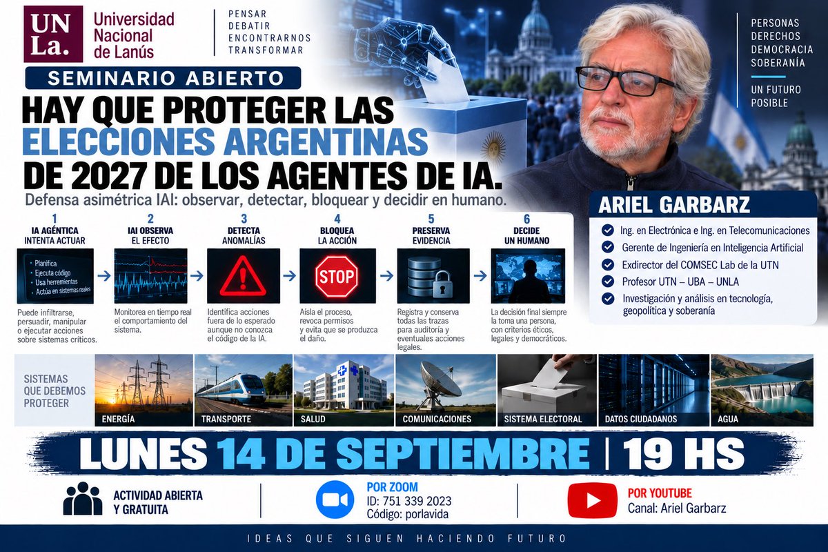 GarbarzAriel's tweet photo. EL GOBIERNO NACIONAL USA AGENTES DE IA CON RIESGO DE  MUTACIÓN QUE AMENACE LA INTEGRIDAD DE LOS TELEGRAMAS ELECTORALES https://t.co/0Y22pi9r1p