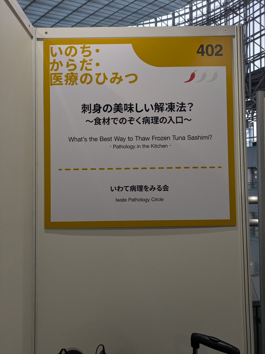 patholounge's tweet photo. これから会場準備しまーす！
#サイエンスアゴラ2026 https://t.co/Khck5exJOD