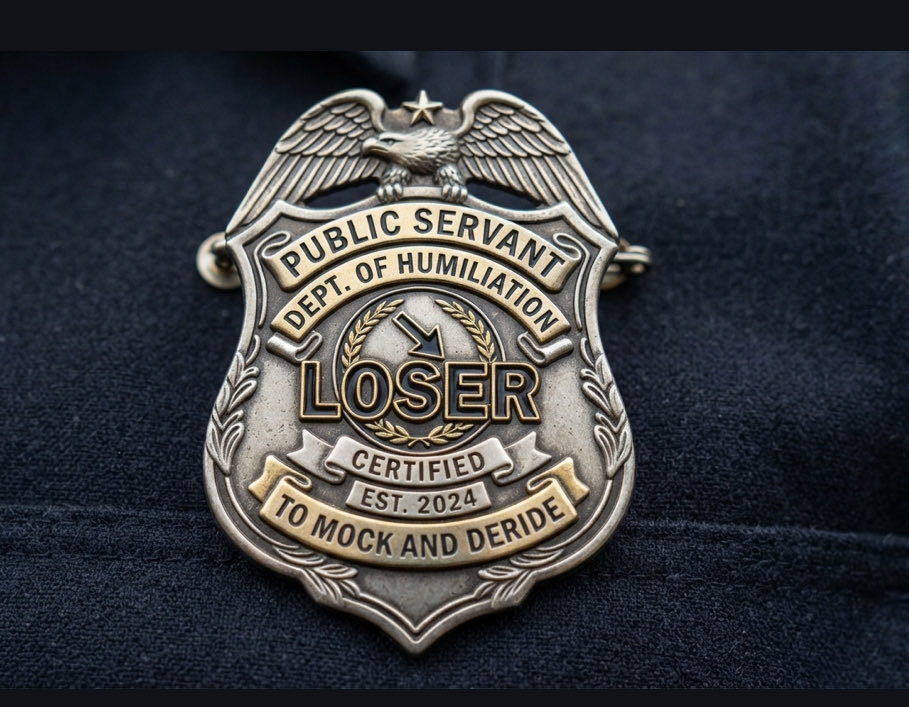 MDecency160127's tweet photo. @DonaldJTrumpJr Loser... now put your badge on @DonaldJTrumpJr https://t.co/cTKgLe2UJt