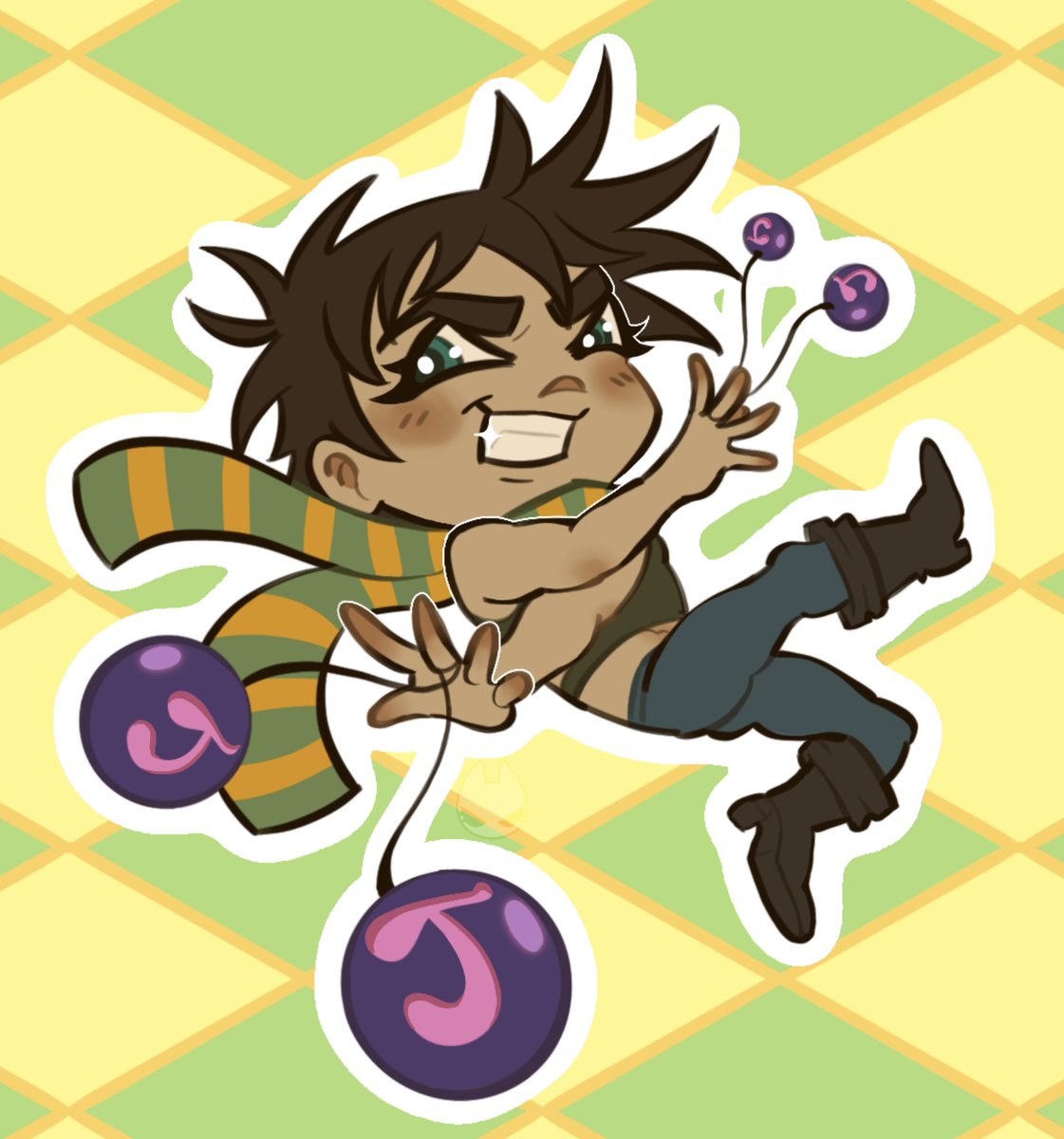 boopellini's tweet photo. clacker volley!! 💫✨

#josephjoestar #jjba https://t.co/Xgri97O5IJ