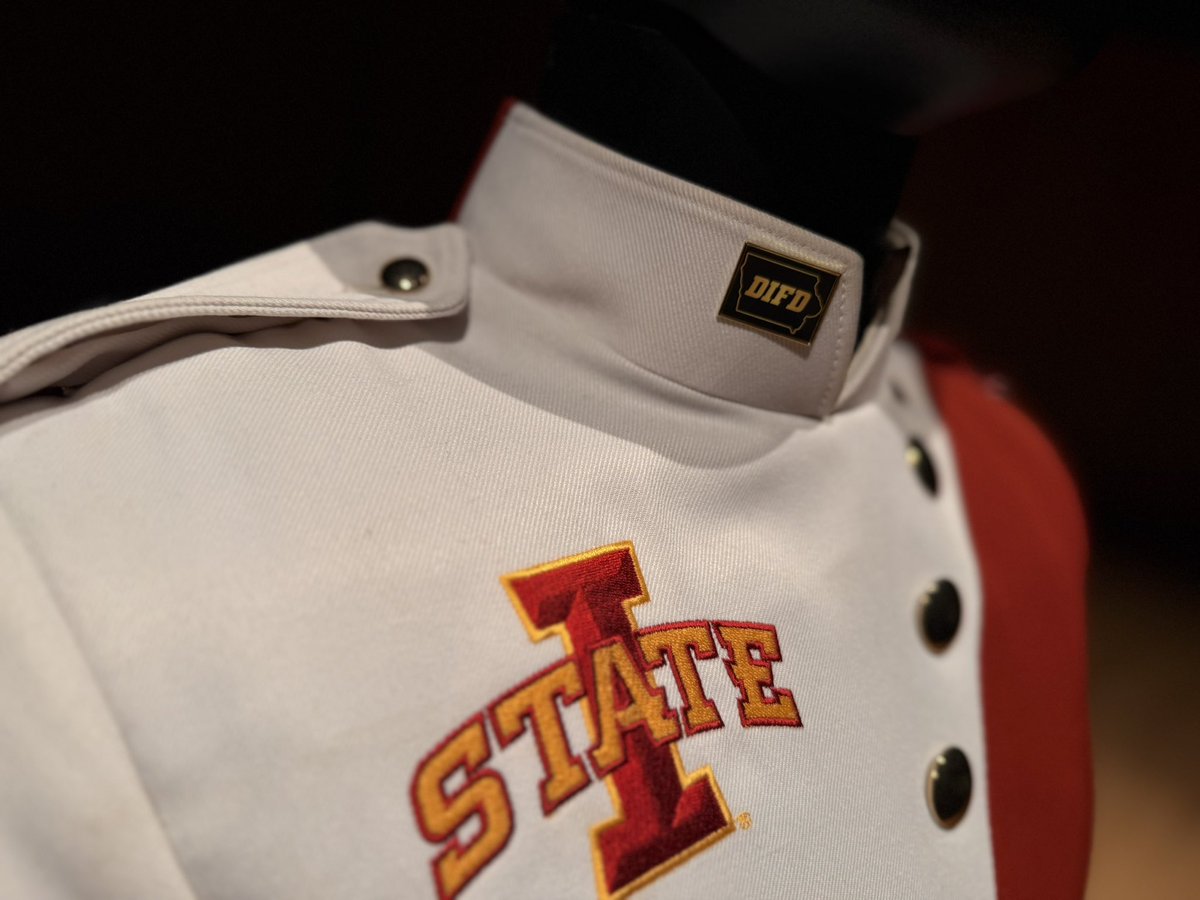 ISUCFVMB's tweet photo. Starting with our performance at Bandshell Park tonight and for the remainder of the 2026 season, members of the Cyclone Marching Band will wear a Black & Gold pin with an outline of the state of Iowa and the letters “DIFD,” in honor of Derek Phillips, a member of the Hawkeye Marching Band who passed away earlier this week.

At the conclusion of our concert, we will also pay tribute to Derek and honor his Hawkeye Marching Band family, with a playing of “Alma Matter Iowa” alongside our alma matter the “Bells of Iowa State.”  While these songs hold a special place in the heart of all members of Iowa State University & the University of Iowa, we know how deeply they resonate with our band members, alumni, and staff.

We’re excited to see the HMB perform tomorrow and wish them the best of luck, but also…Go Cyclones!

🖤💛♥️

#DoItForDerek #marchingband