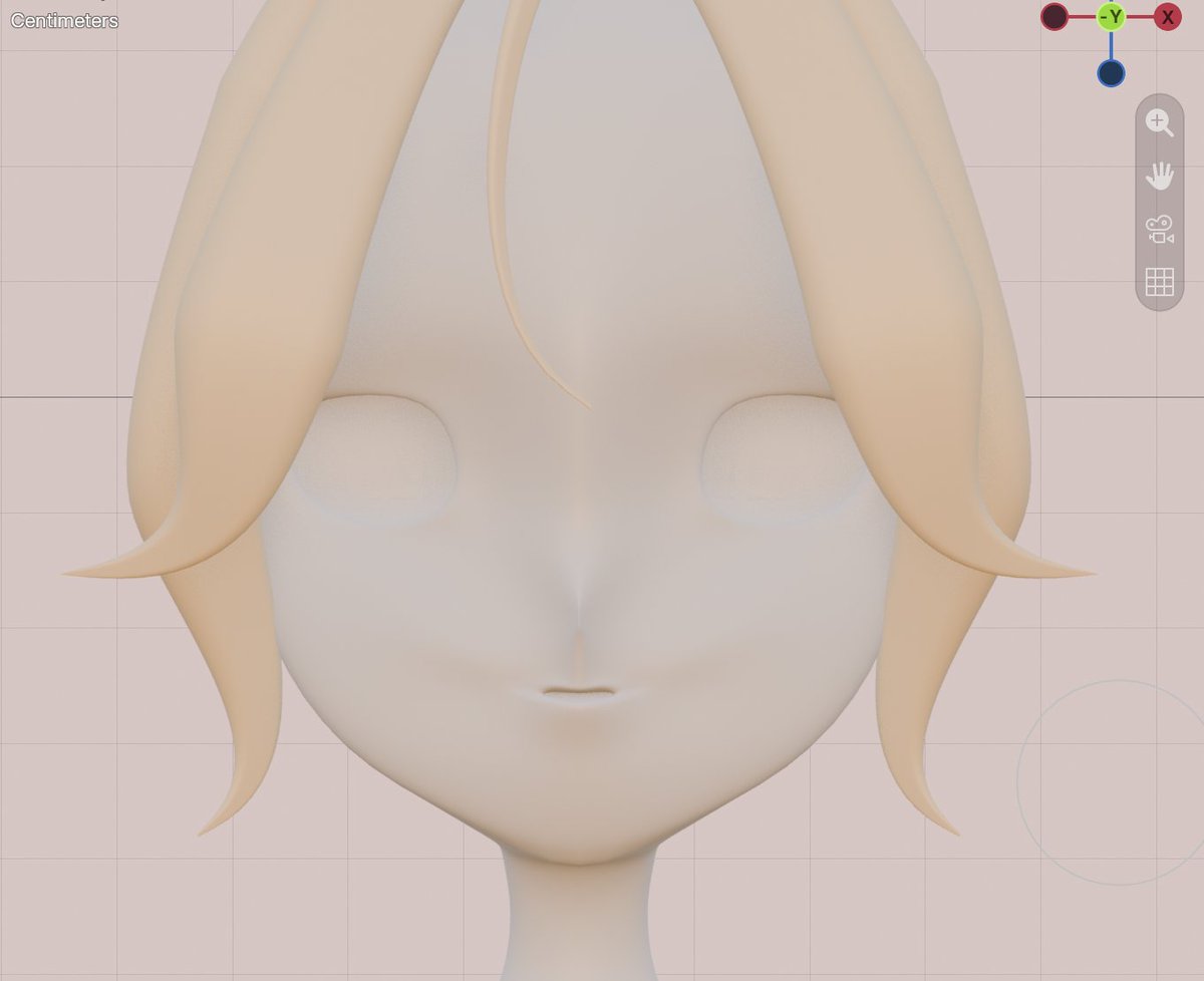 Pieropierrot0's tweet photo. I'm making a 3D model of one of my OCs.
She looks cute, but I think she needs a wider neck.

#OC  #artmoots #blender https://t.co/2VbzWxrBUW