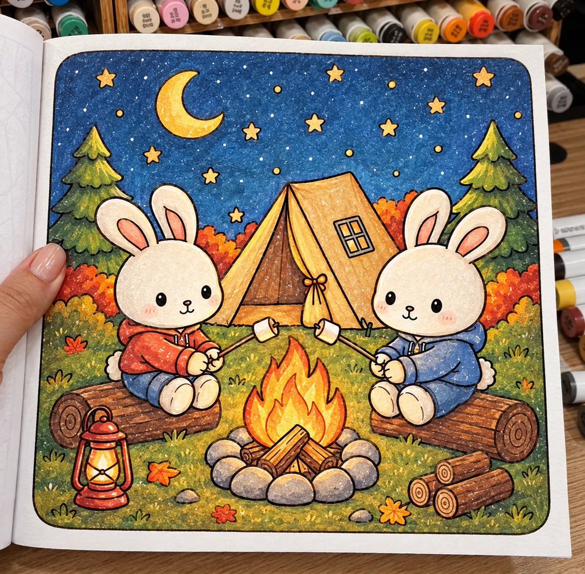 9PixelStudio9's tweet photo. Book : little Hops 

I can't figure out if I'm obsessed or is it too adorable 🐰🥰

Link for book : https://t.co/mxsI5FqsSu

#ColoringBook #ColoringPage #ColoringArt #AdultColoring #CuteColoring #BunnyArt #ColoringInspiration #ColoredPencils https://t.co/nJh8VjJF1Q