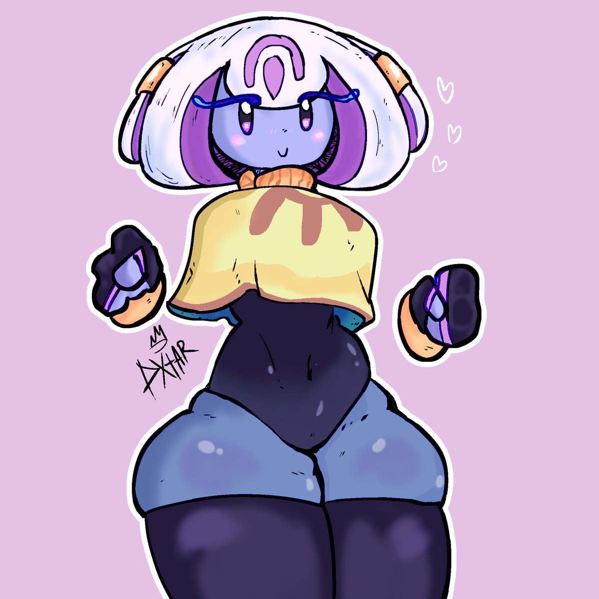 DEADSTARRR__'s tweet photo. @kumo_no_ice She looks much better when she doesn't look like a little girl ;3 https://t.co/te2JjAh8xP