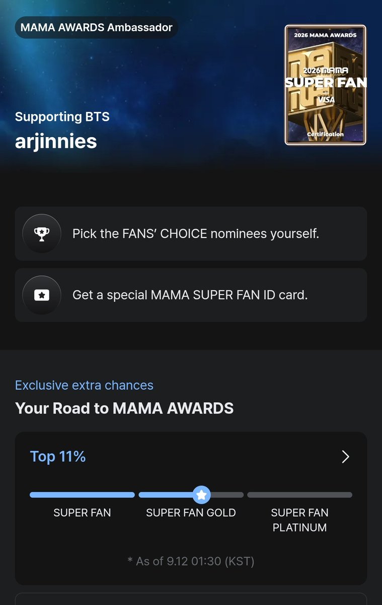arjinnies's tweet photo. Thank you, ARMY 💜
Please keep sharing and click the link below ⬇️🙏🏽
https://t.co/kKu1rrv2X0
You can also share your own links to help each other.
☆ The link must open the app, as that is what ensures the points.
note: ❤️ = done✅️
#SuperFanBTSMAMA2026
#BTS #ARMY https://t.co/K72XcLMM4M