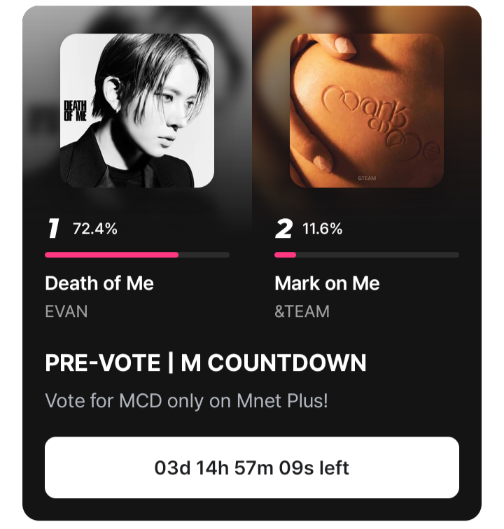 EvanVoting's tweet photo. [🗳] MNET PLUS: MCD PRE-VOTE & WEEKLY PICK STAGE

EVERS, EVAN is currently #1 in both categories! 🔥

Let’s keep the momentum going and widen the gap even further. Keep voting until the very end! 🚨

🔗 PRE-VOTE: https://t.co/bdzUqiE2Q8
🏆 Rank: 1st

🔗 WEEKLY PICK STAGE: https://t.co/ckzOZk2nXX
🏆 Rank: 1st

#EVAN #에반 @h_evva_n @evan_officialJP
