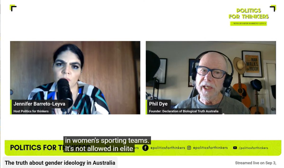 DecBioAus's tweet photo. Australia is now viewed by many other countries as a lost cause in the gender battle. This from Venezuela where the host asks about the transgender takeover of Australian institutions. We are an embarrassment. https://t.co/IUYrk5rDLc https://t.co/1oppaSWYls