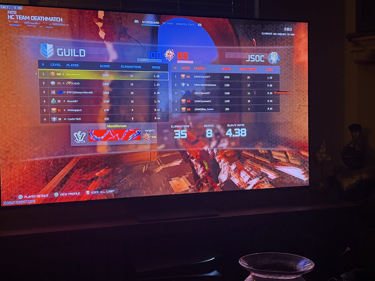Mandilorean's tweet photo. It got better!!! #womenwhogame #mandiloreangames #cod https://t.co/ng0XnczTCH