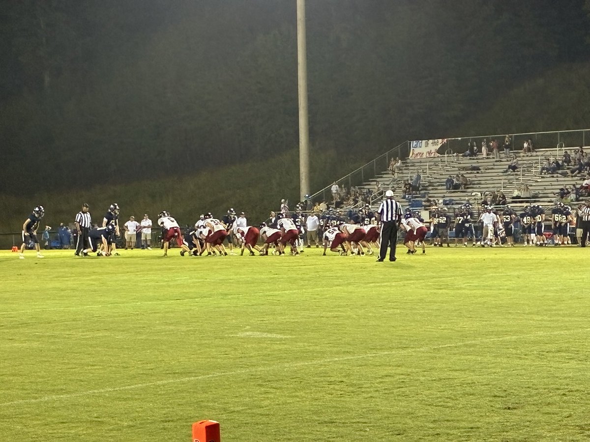 CoachWillOrtiz's tweet photo. Pumped to be at the Parry McCluer vs James River game this evening! SVU on the road for future Knights 👀👀🏈 https://t.co/ofJYdI0MC4