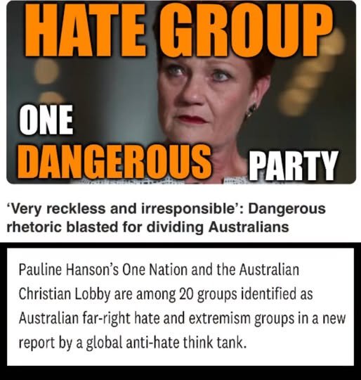Jackat19's tweet photo. She complains hates and divides WHILE grifting in her safe Senate seat
STOP THIS AUSTRALIA #VoteOneNationLast #JustDoNotTrustON https://t.co/QhzYBbQsoW