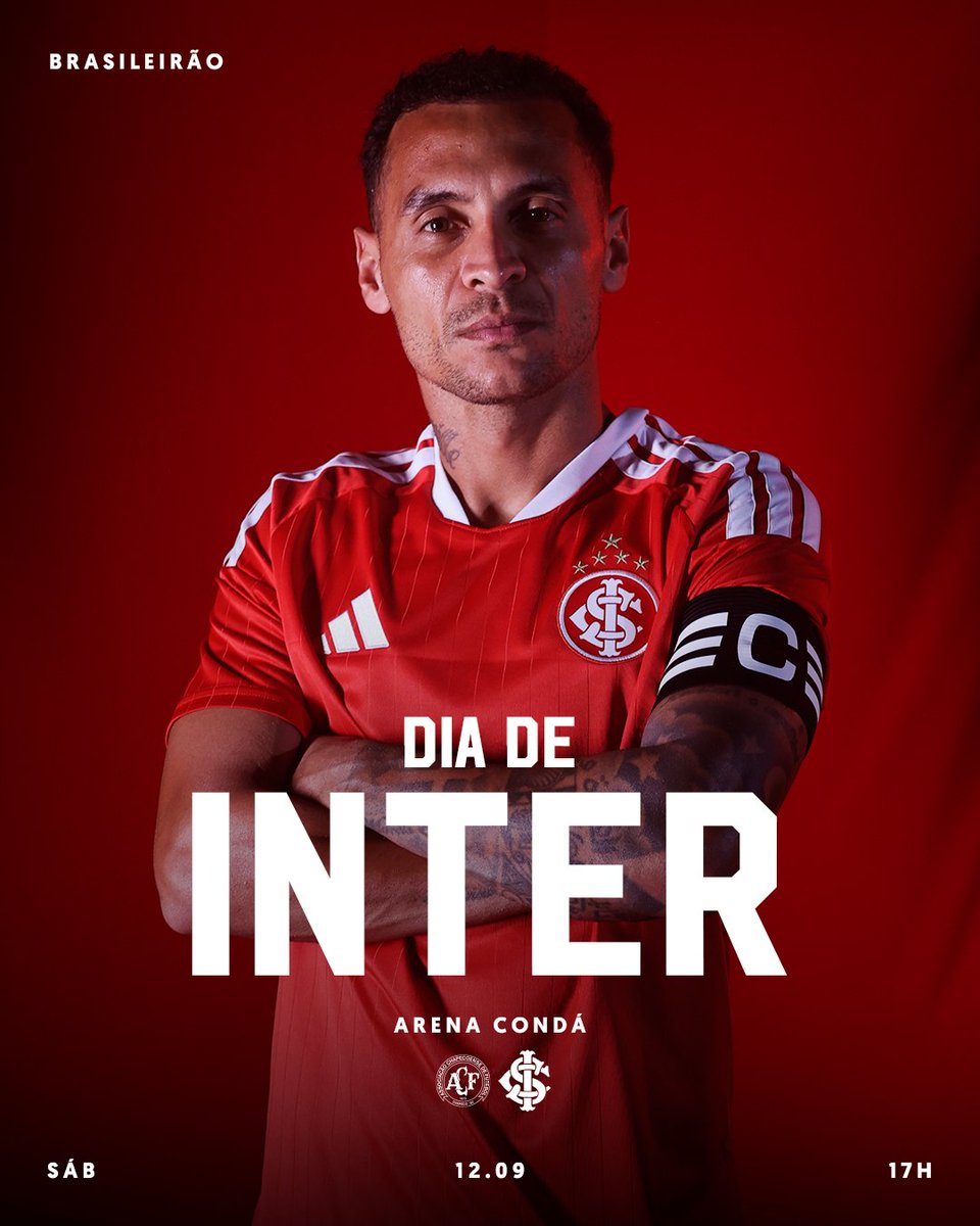 SCInternacional's tweet photo. 𝗗𝗜𝗔 𝗗𝗘 𝗜𝗡𝗧𝗘𝗘𝗘𝗘𝗘𝗘𝗘𝗘𝗘𝗘𝗘𝗘𝗘𝗘𝗥! 👊🇦🇹👊🇦🇹👊🇦🇹👊🇦🇹

Sábado de Brasileirão em Santa Catarina! Pela 27ª rodada nacional, o Clube do Povo enfrentará a Chapecoense, na Arena Condá, a partir das 17h. 𝙑𝘼𝙈𝙊𝙎, 𝘾𝙊𝙇𝙊𝙍𝘼𝘿𝙊! ❤️🔥 #DiaDeInter https://t.co/6dT9gwlvGg
