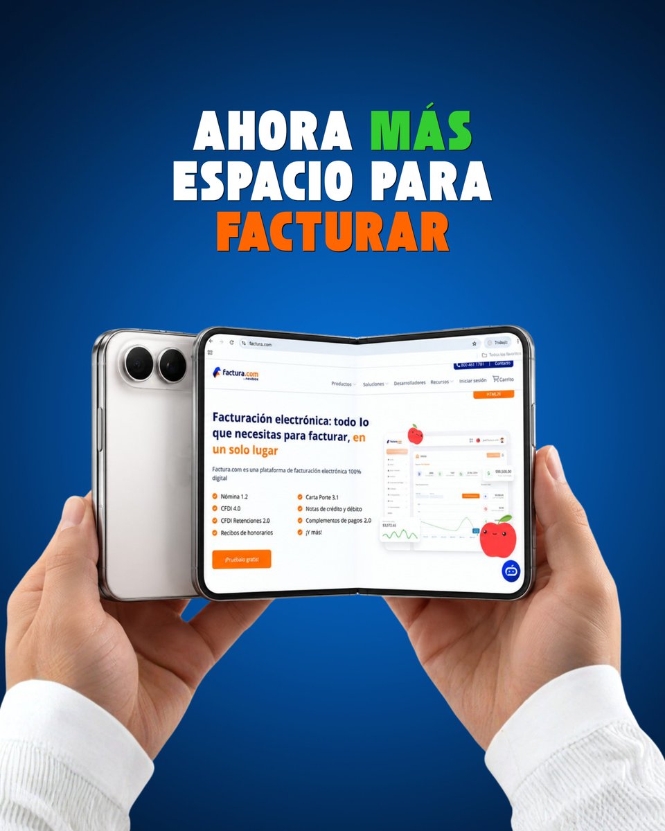 Factura_com's tweet photo. Ni siquiera hay que pensarlo, tu facturación es más importante. 📣
#iphoneduo #FacturaCom https://t.co/9oAGOX3OfB