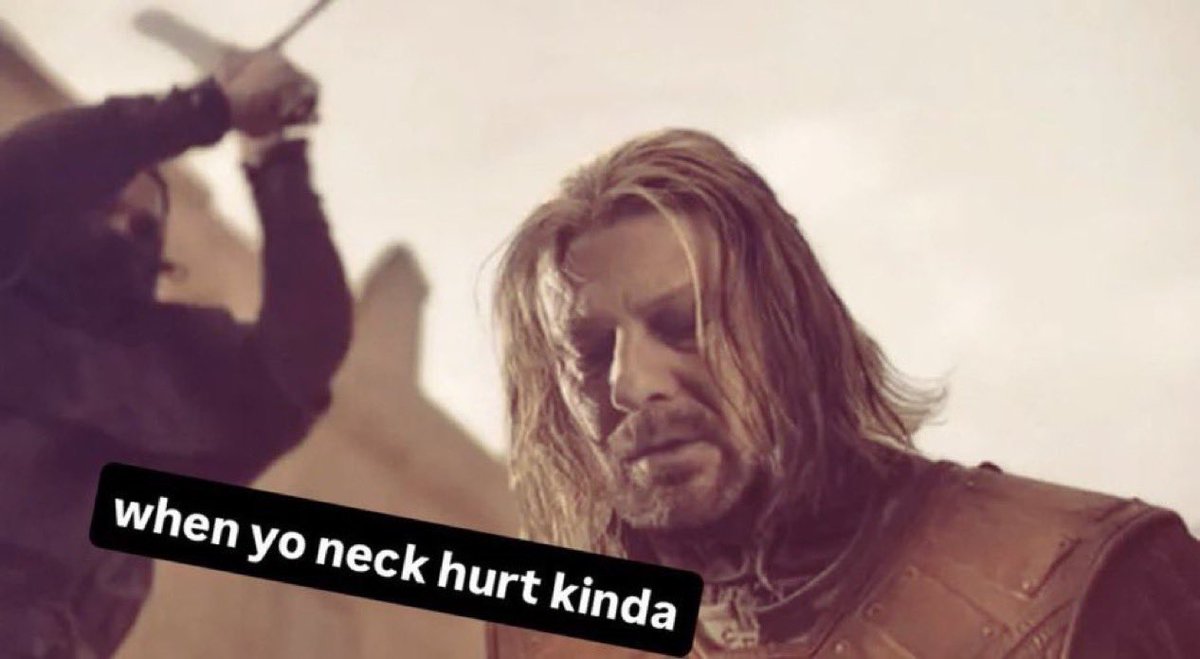 Cammac014's tweet photo. day after kirkiversary &amp; my neck still hurts 🤕 https://t.co/NZp0CoY7s2