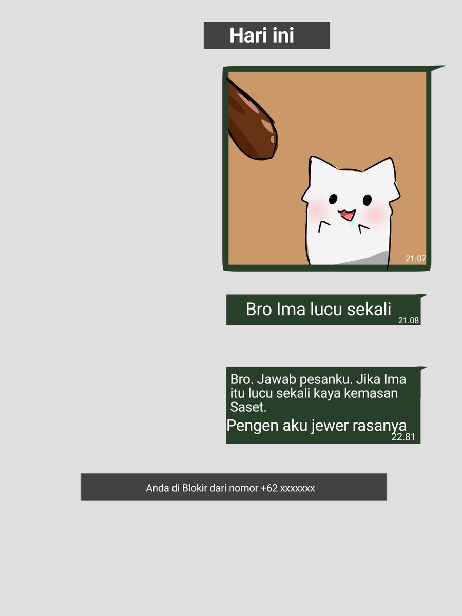 Whitemopi's tweet photo. Aku di blokir oleh temanku lagi.
#OC���ㅤ https://t.co/KX77bvfXMx