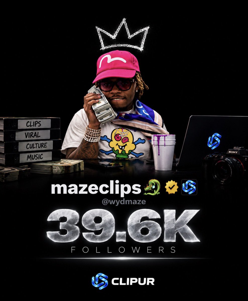 clipur's tweet photo. “Drip too hard, don't stand too close / You gon' fuck around and drown off this wave”

Welcome @wydmaze 👑 https://t.co/FxATq6Gv2n