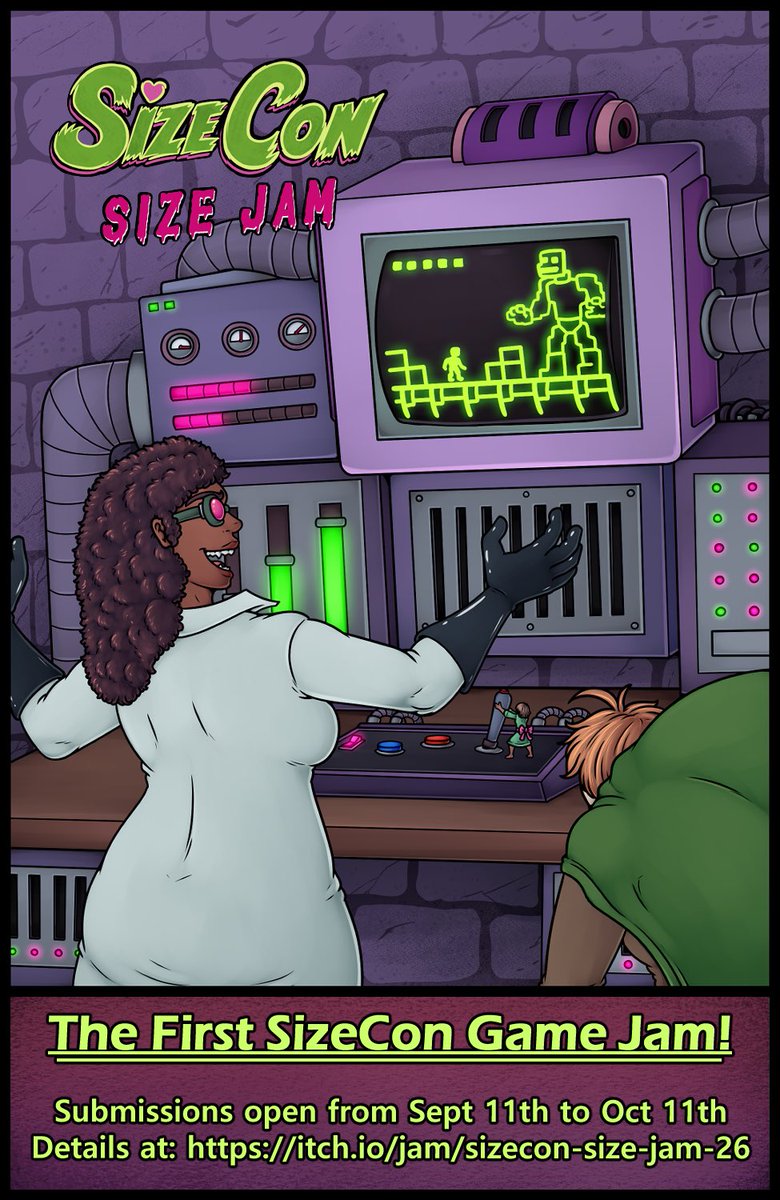 SizeCon's tweet photo. It's alive! SizeCon's first ever game jam has begun! Join the jam and play the games at https://t.co/h3U4yuER3S, then check out the jam-specific channels on our Discord! https://t.co/qFNYxyy0iM