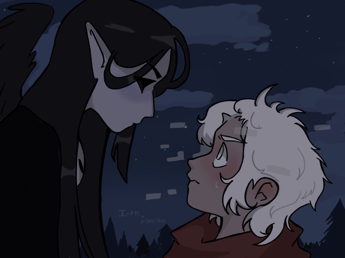 LinchInchi's tweet photo. A cute couple..🔥

I really love Reaper's hair, it was the best part to draw

#afterdeath #sancest #genosans #reapersans https://t.co/X1CXwFVj0T