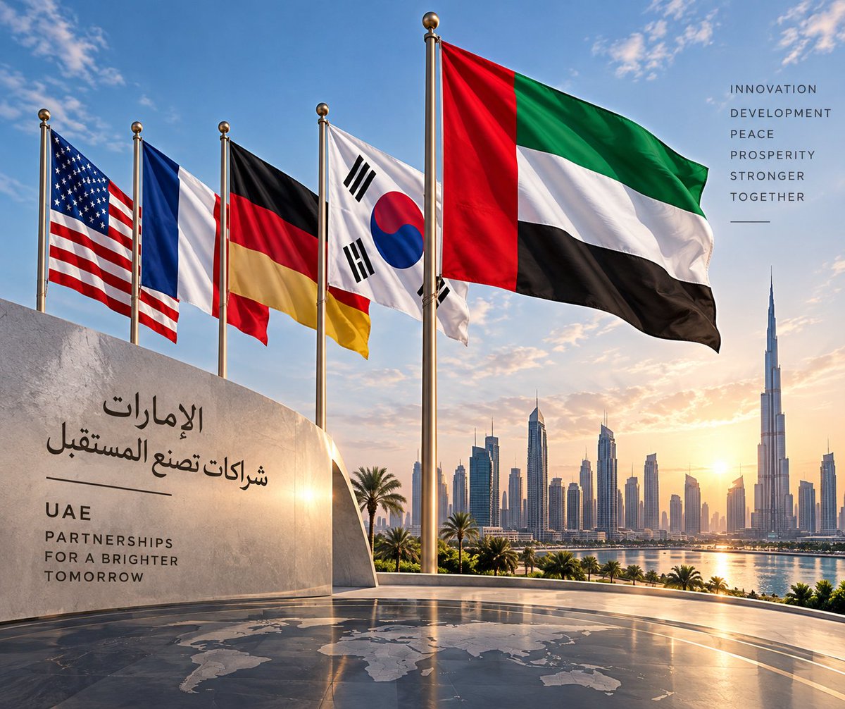 Najwa_FRS's tweet photo. مع احترامي للجميع، لكن الإمارات تجاوزت معظم الدول العربية بفارق واضح في التخطيط والتفكير والتنفيذ. لذلك من الطبيعي أن تكون بوصلتها الاستراتيجية نحو الدول المتقدمة: 🇺🇸🇫���🇩🇪🇰🇷، حيث تتقاطع معها في الرؤية والطموح والابتكار.

أما محيطها، فكثير منه لا يزال غارقا في صراعات وهويات قديمة عفا عليها الزمن، والأسوأ أن البعض لا يكتفي بالتمسك بها، بل يقاوم الحداثة والتغيير.

الإمارات تنظر إلى المستقبل، بينما الكثير في محيطها لا يزال عالقا في الماضي.