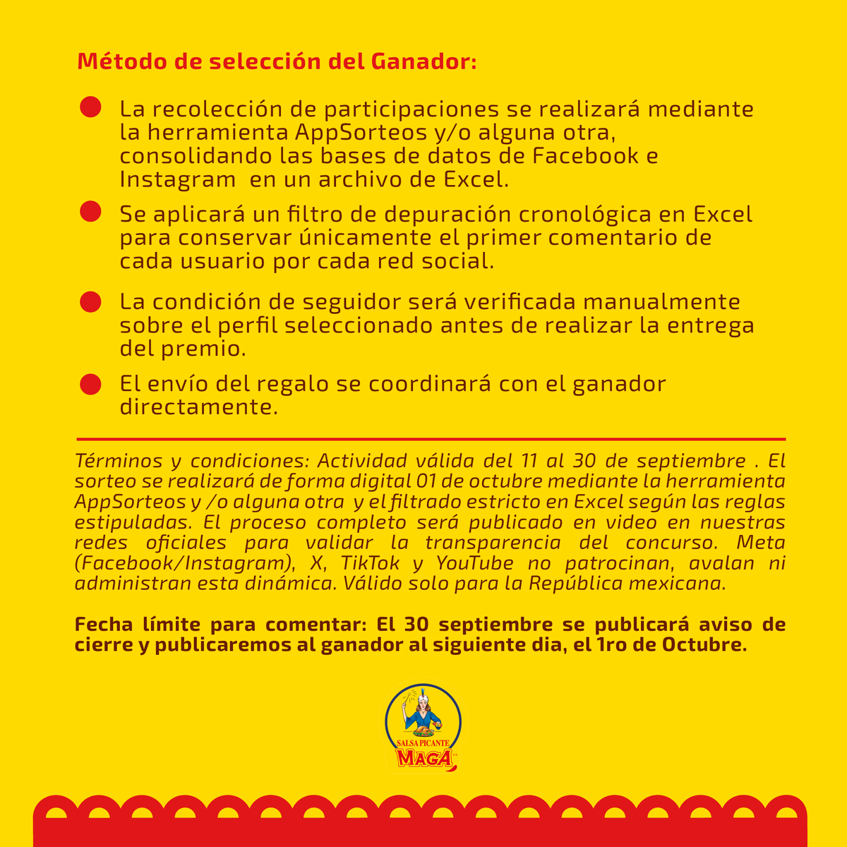 SalsaMaga's tweet photo. ¿Cuántos chiles hay en el sombrero? 🌶️🤠¡Adivina, comenta y síguenos en Instagram y Facebook para participar! ¡Gana una bocina con Salsa MAGA! 🔊#ConSalsaMagaTeGustaraMuchoMas #SalsaMaga #Bocina https://t.co/1QURnzTL3h