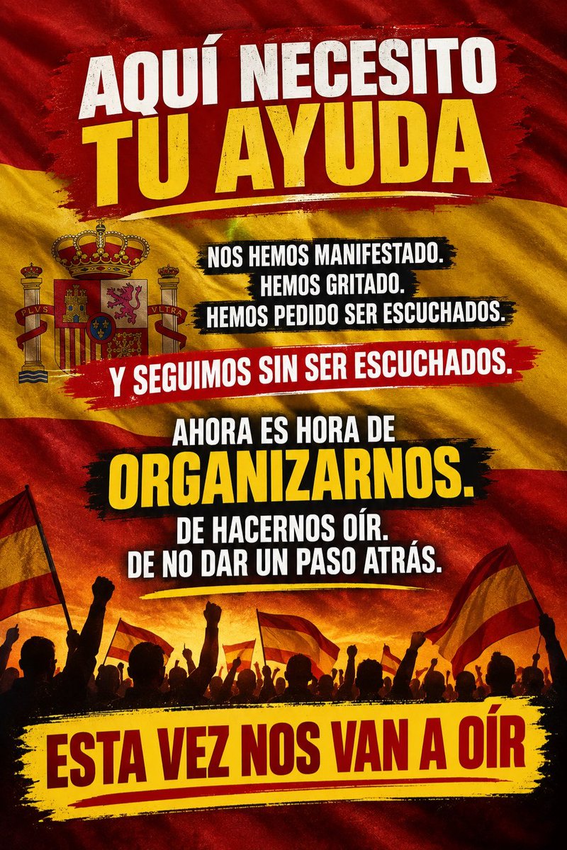 leunamoj's tweet photo. CABALLERO ESPAÑOL

OJALA ESCUCHEN HASTA LOS SORDOS

ESTA SITUACION ES INSOPORTABLE POR LA GENTE NORMAL

SOLO LOS LOCOS PRETENDEN TENERNOS EN ESTA PERMANENTE SITUACION DTERROR

ESTO PARECE 1 MANICOMIO GENERALIZADO

BASTA YA D AVASALLAR AL PUEBLO-TODOS LOS PARTIDOS POLITICOS VIVA🇪🇸 https://t.co/mZutDZjHPW