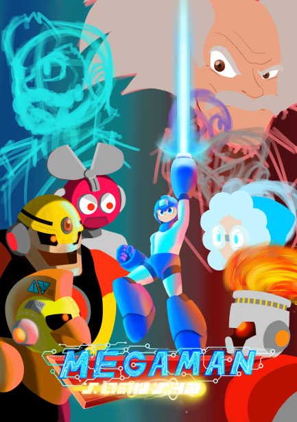 PhilTheRandom's tweet photo. i give up. here's the goddamn Mega Man: A New Age poster i was making.

hopefully coming winter 2027.  hopefully

#megaman, #anewage https://t.co/WKIDHWpJFy