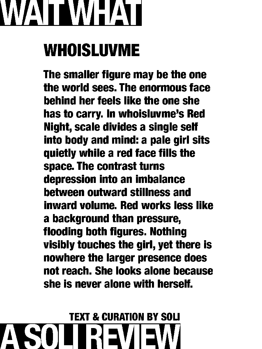 solisolsoli's tweet photo. Meet the louder self · whoisluvme https://t.co/tQduDIsE8P