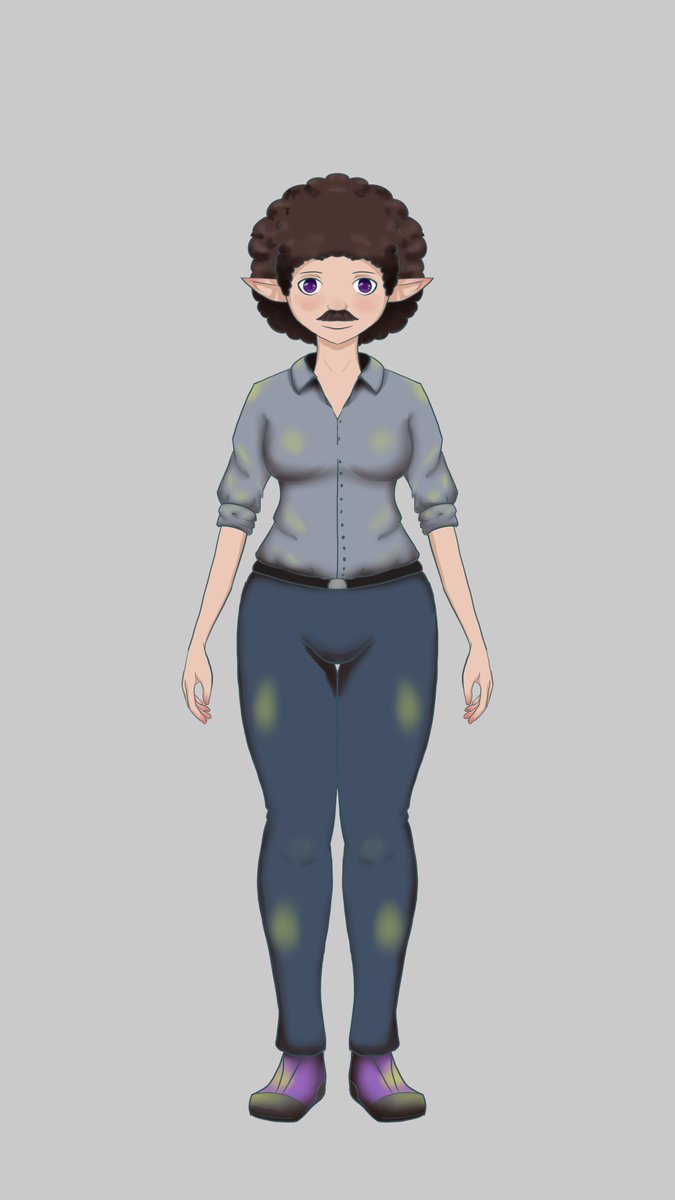 ArtCreates1's tweet photo. Fun Art Fact!
I almost debuted a Bob Ross model for Halloween because at the time I was doing Bob Ross paintings.
Maybe I should entertain the idea again? https://t.co/7H3CJbFVfq