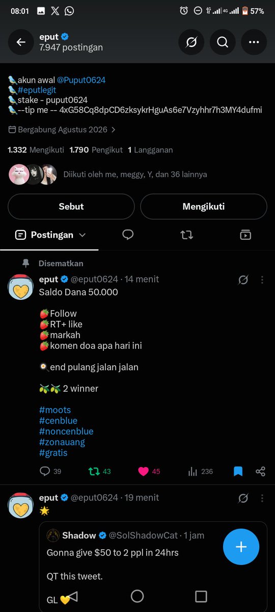 Beeandy0u's tweet photo. @eput0624 bismillah ada win hari ini 🎉🥰 https://t.co/1kt0o621l2
