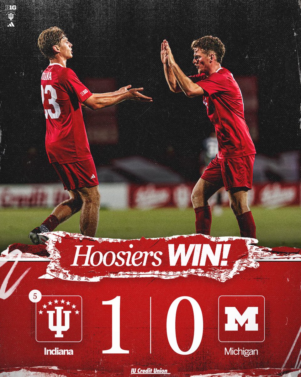 IndianaMSOC's tweet photo. Three points on the road. 👊 https://t.co/B78oDEvF3L