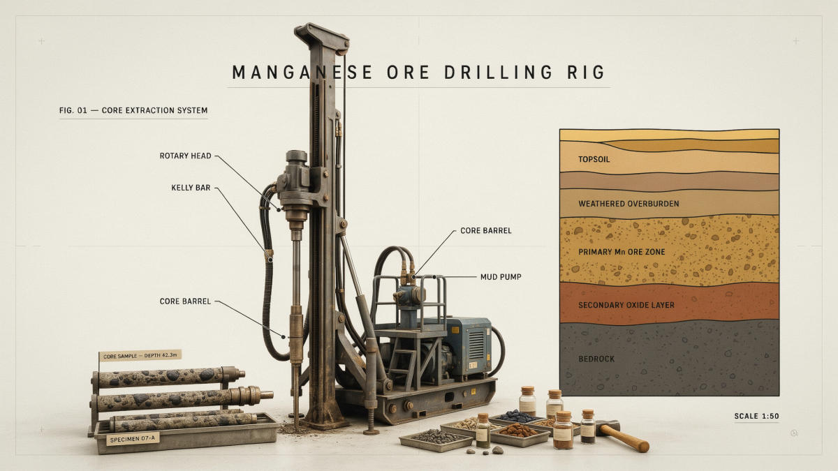evfuturenews's tweet photo. Union Power starts drilling at Michalová manganese project in Slovakia for battery-grade supply. Aims for Europe's first mine-to-battery chain. #BatteryTech #EVMaterials

[6] https://t.co/n9V6BupiOY