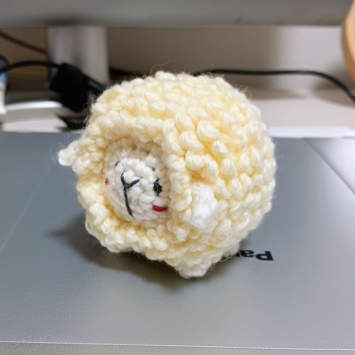 bucchi0309's tweet photo. モコモコマシマシのひつじさん
まん丸なボールをイメージして
赤ちゃんのおもちゃになればなぁーと思って編みました
#あみぐるみ 
#赤ちゃんのおもちゃ 
#ひつじ https://t.co/Ioa47ogrTX