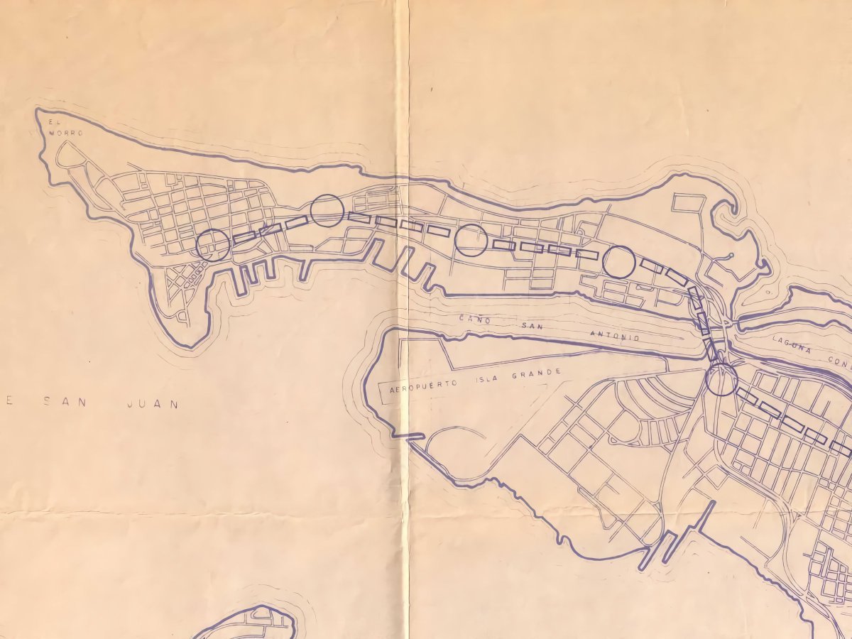davsot's tweet photo. Original plans for a San Juan metro system ca 1969 (Tren Urbano)

— Hato Rey to Río Piedras segment built in 2004 follows plans laid out 30 years prior almost exactly
— Extension to Santurce-Old San Juan under study 60 years later
— East-West line never moved past planning stage https://t.co/sCg57OEHS6