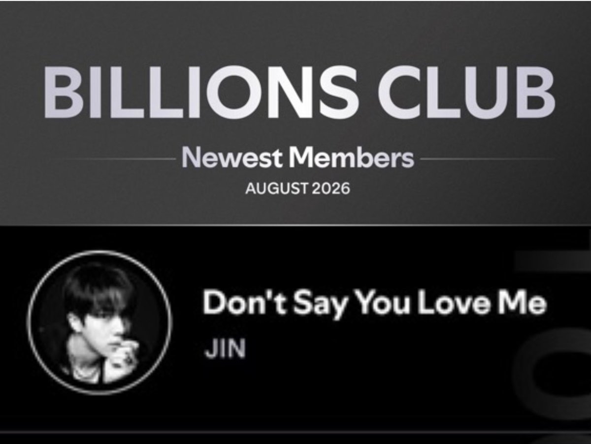 seokjin_1204Hz's tweet photo. 석진아 축하해🎉 
우리는 다음 접시를 향해 🚀

1 BILLION STREAMS FOR JIN
CONGRATULATIONS JIN
#Jin1BSpotify
#진 #방탄소년단진 https://t.co/jdey5Kc6lf