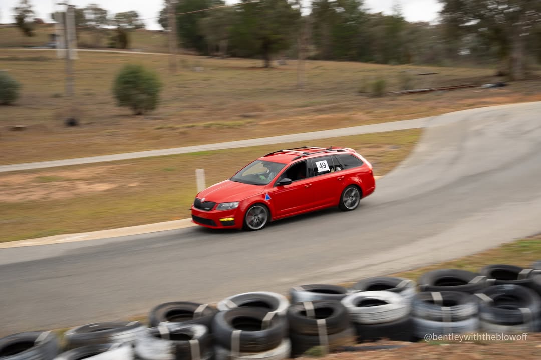 KinaBoulware's tweet photo. CARS ON TRACK 
Jordan Drury – Skoda Octavia – Class A Road, 2WD over 3000cc 

This red rocket proves wagons can race. It clocked 51. 84 seconds at May’s SDMA hillclimb. Next event: Sunday 2 August. First car at 10am, free spectator entry. https://t.co/K2M1ZwGAcX
