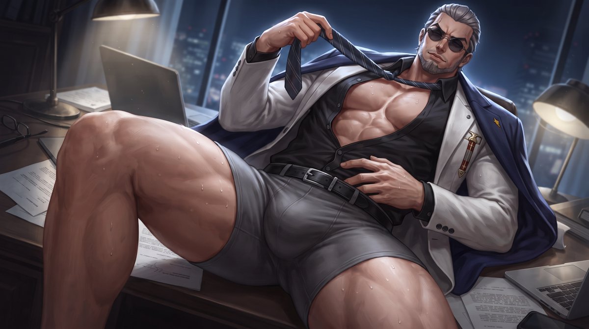 areslions's tweet photo. #ai #AIart #bara 

【暗局之牌】班·西蒙斯 https://t.co/ACtH5hNjgC