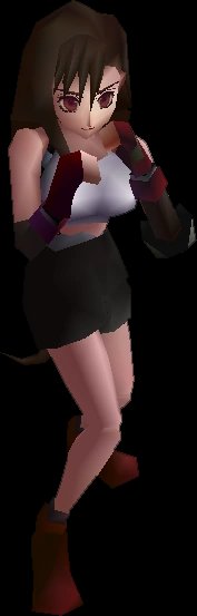 techboy_1997's tweet photo. @Logicalpriroity @AyakaMods FFVII wasn't the only game where Tifa appeared in her classic outfit. On FFVII, her battle model had more detail and a less chibi look (you showed the field model), although PS1 3D models still had technical limitations. Comparing by using her artwork is a much better reference. https://t.co/nfQfk9ogNw