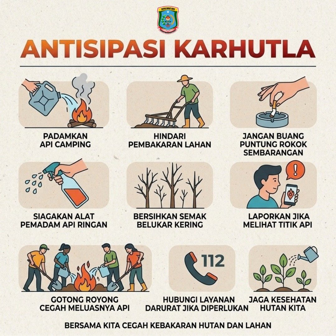 BsatrioM32's tweet photo. STOP KARHUTLA

Kebakaran hutan dan lahan merusak alam dan merugikan kita semua. Mari bersama-sama cegah Karhutla demi Papua yang lebih sehat, aman, dan lestari.

#stopkarhutla
#papua #papuabaratdaya #cegahkarhutla #daruratkarhutla https://t.co/8PZNnxWHR3