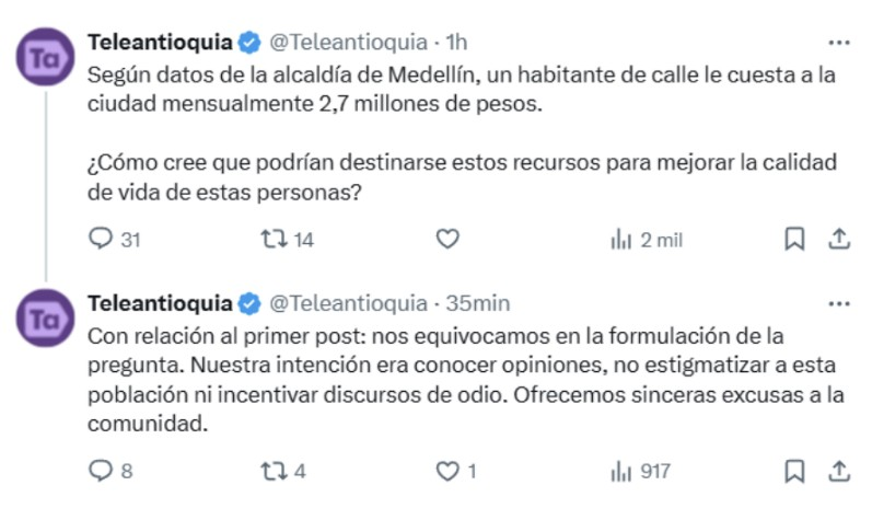 setogon's tweet photo. @luisbernardov @AlcaldiadeMed Jummm... Recuerde estas declaraciones llenas de "humanidad" de Fico 'plata es plata' Gutiérrez y @Teleantioquia apoyando su indignación
👉 https://t.co/P6nls8jEph https://t.co/6Sd3i0dxSI