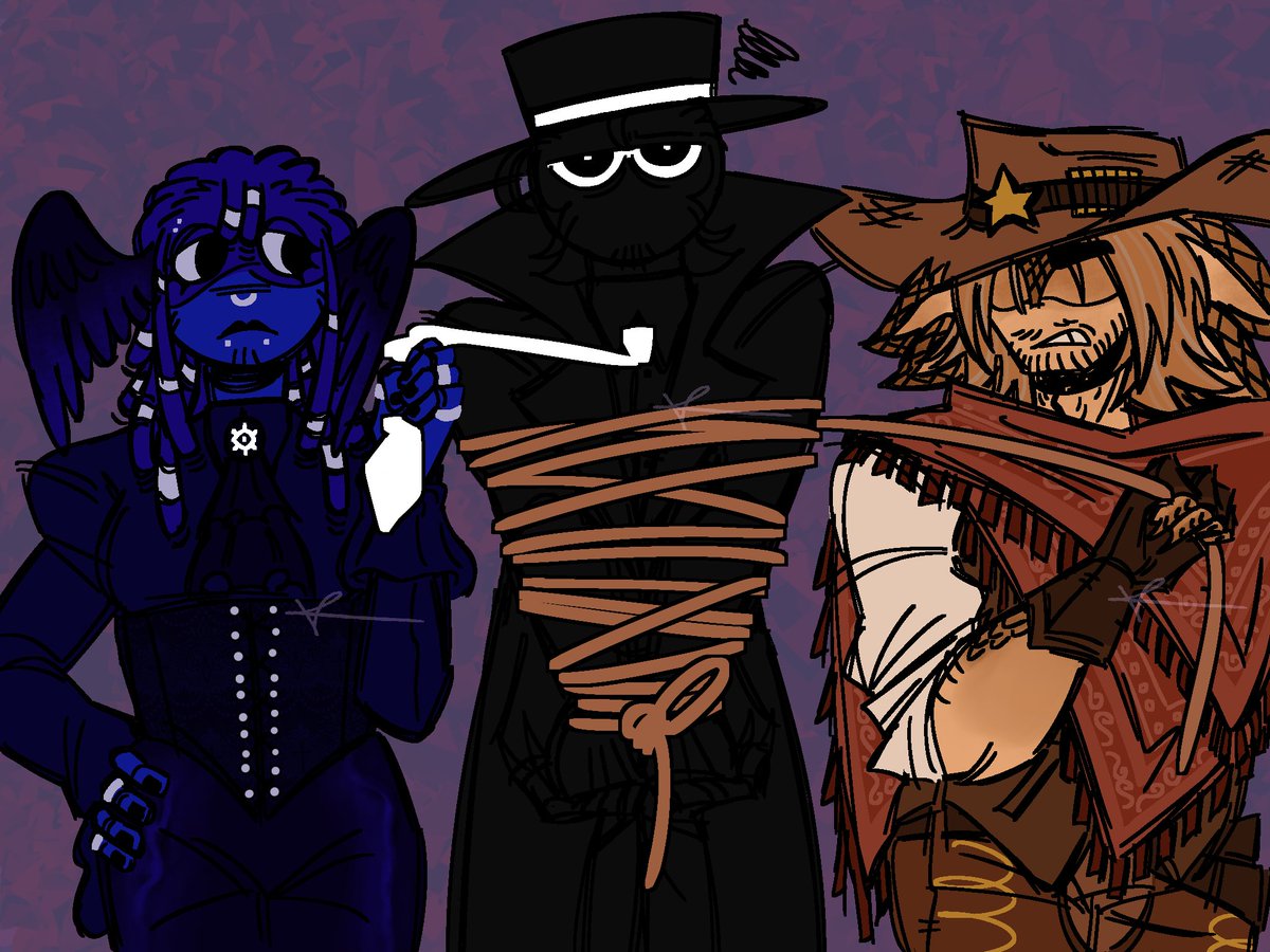 _AARCHANGEL0's tweet photo. #sprunki #darkcult #darksheriff #tunvin ? idk what their ship name for all three is but here's some tunvinblack stuff https://t.co/3PvZEnDRTD