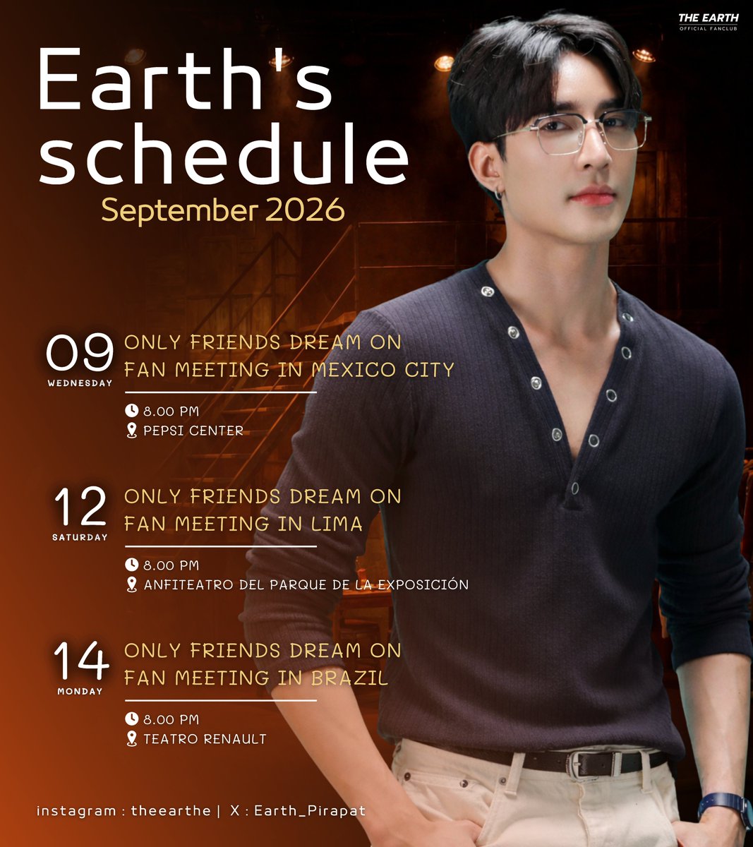 EarthOfficialFC's tweet photo. อัปเดตตารางงาน 🗓 #EarthSchedule
 - เอิร์ท พิรพัฒน์ -
ประจำเดือน กันยายน 2569
 
*ตารางอัปเดตจากปัจจุบัน หากมีงานเพิ่มเติมจะอัปเดตให้ทราบภายหลัง*

Update Work Schedule 🗓
 - Earth Pirapat -
Schedule For September 2026

*Noted : Schedule is updated from present. If there is more additional work, we will update you later.*

Earth Pirapat 
@Earth_Pirapat #EarthPirapat #ชาวโลก