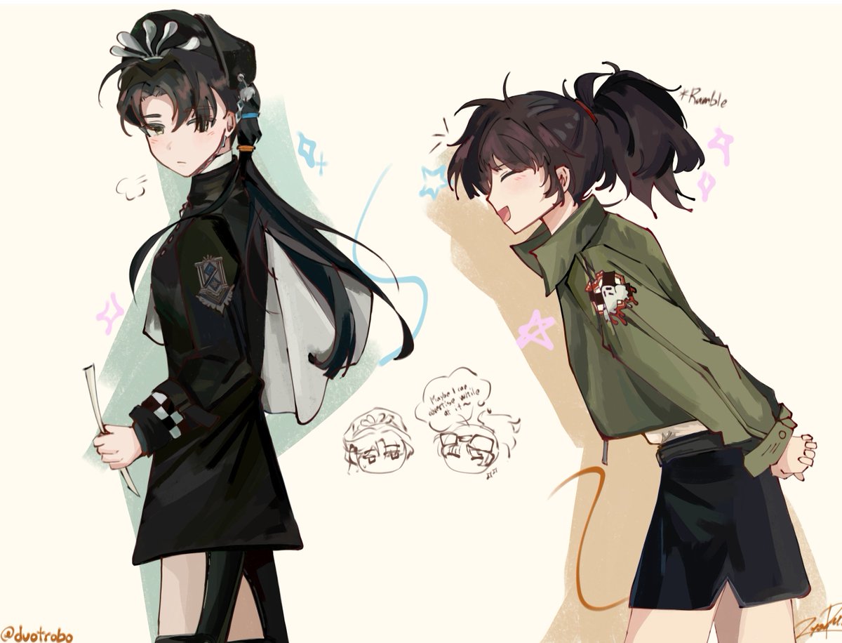 DuoTrobo's tweet photo. Bring your ghostbuster to work day

#Reverse1999 #digitalart #LiangYue #AnAnLee https://t.co/a2xk63TCLc