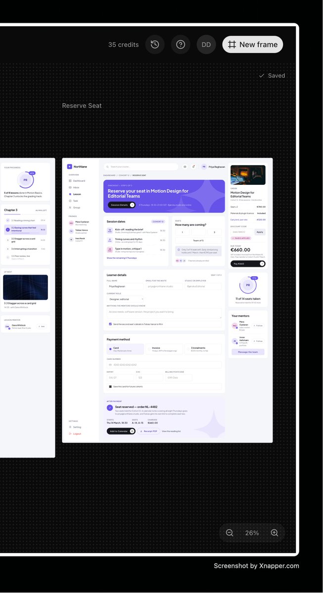 usesketchmason's tweet photo. Introducing SketchMason

Draw the UI | Skip the prompt fight.

Turn a rough sketch into a finished interface, then keep the whole flow in the same design

2 free generations. no card needed

https://t.co/2WrF3EI6Zi https://t.co/KFSX2Qh831