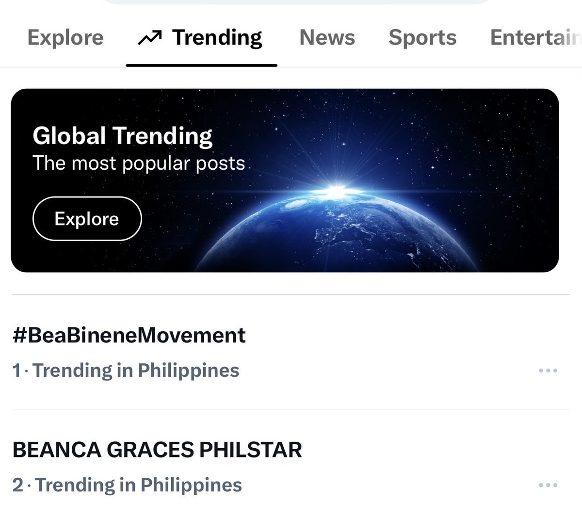 jungkook_bnnmlk's tweet photo. top 1 and 2 immediately! wow, the power you hold, bea!!! hello po @VivaOnePH @VIVA_Films @VivaArtists_ 

BEANCA GRACES PHILSTAR
#BeaBineneMovement https://t.co/fO2LqswZa5
