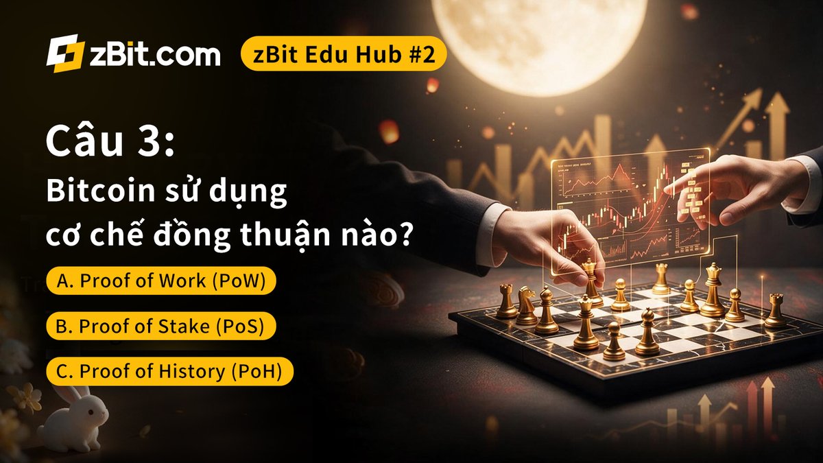 zBitVietnam's tweet photo. zBit Edu Hub #1: Hiểu Crypto - Trade Thật Pro

Cơ hội săn thưởng đã quay lại nhân dịp Trung thu!
Thử sức với 3 câu hỏi của zBit Edu Hub tập 2 nhé!

✅ Thời gian trả lời câu hỏi: 17/09 - 24/09/2026 (nội dung câu hỏi nằm trong hình ảnh đăng kèm post này)
✅ Hình thức chấm giải: Quay random chọn người may mắn 

🔥 Phần thưởng:
→ 01 bạn trả lời đúng và may mắn nhất - Nhận 1 ví Ledger Nano S Plus
→ 05 bạn trả lời đúng tiếp theo  - Nhận 1 set bánh trung thu/bạn
→ 05 bạn trả lời đúng tiếp theo  - Nhận 1 set quà merch/bạn

🚨 Thể lệ:
Bước 1: Follow X https://t.co/DjS0TGJxwK
Bước 2: đăng ký tài khoản và kyc trên https://t.co/Dg2GHq8vDw
Bước 3: Comment đáp án và UID của bạn ngay dưới post này

👉 Lưu ý:
💎 Chúng tôi chỉ trao giải cho người thực hiện đầy đủ 3 bước tham gia
💎 Trong trường hợp có tranh chấp, quyết định của ban tổ chức là quyết định cuối cùng.

Tham gia mini game & săn thưởng ngay!
——
Đây là thông tin tham khảo, không phải khuyến nghị đầu tư. Vui lòng cân nhắc kỹ các rủi ro trước khi tham gia.